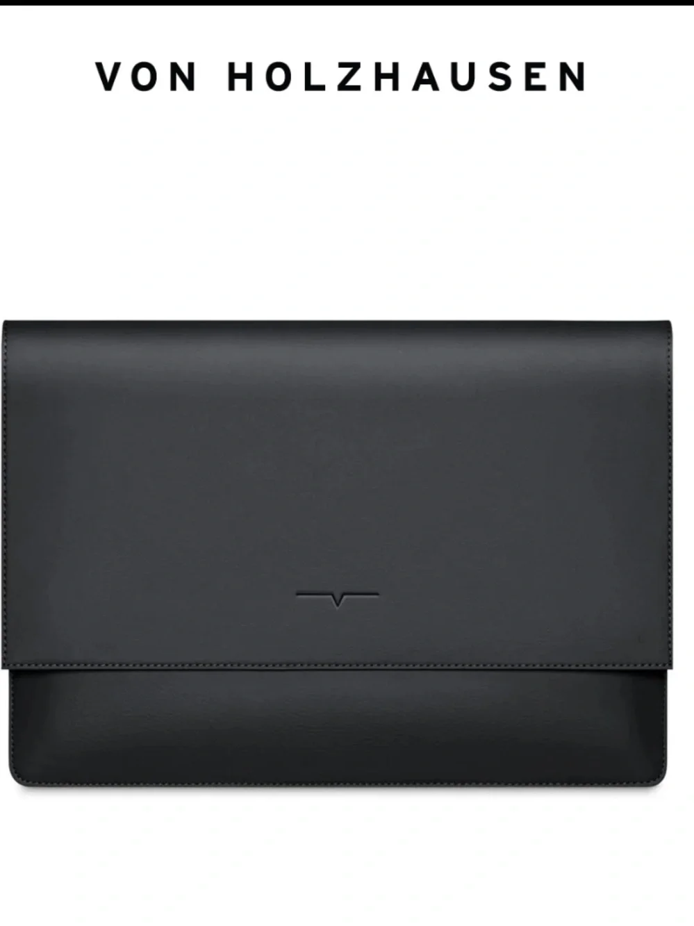 VAN HOLZHAUSEN The MacBook Portfolio Vegan Leather Case ~ New